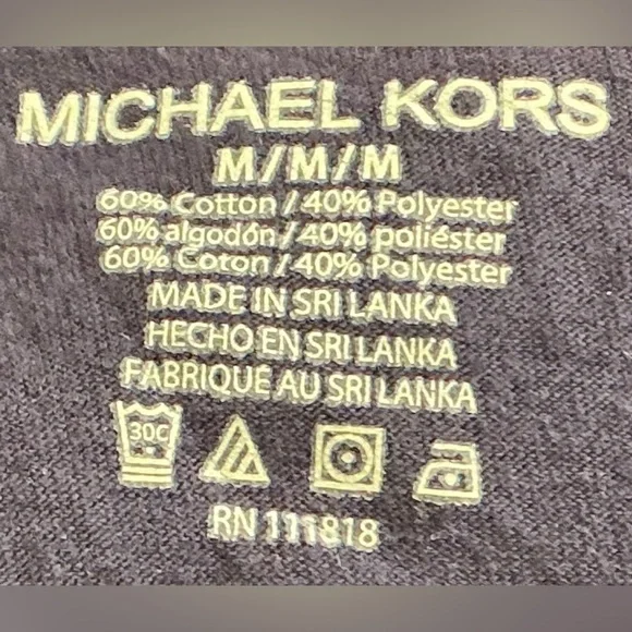 Michael Kors Navy Blue Long Sleeve Top - Picture 7 of 7